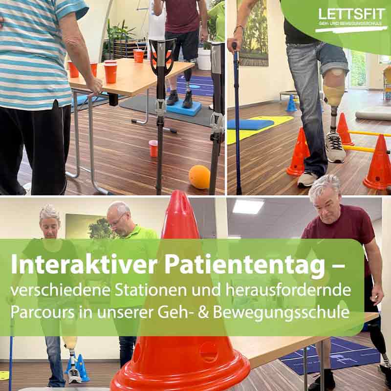 interaktiver Patiententag neurologischer und amputierter Patienten